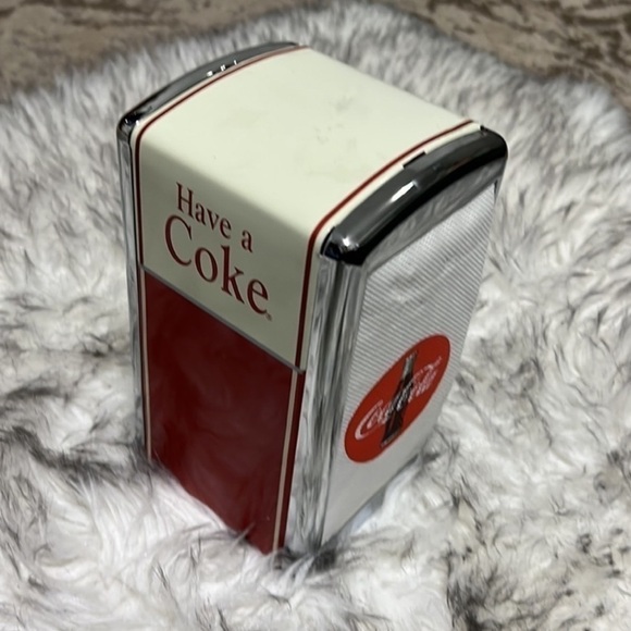 Coca-Cola  Metal Napkin Holder Dispenser. - Picture 2 of 6